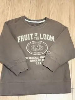 FRUIT OF THE LOOM トレーナー 140サイズ ブラウン