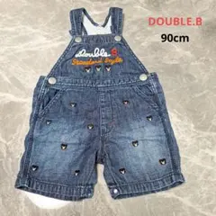 MIKI HOUSE　ミキハウス　 ダブルビー　サロペット90