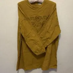 SELF＋SERVICE ORGANIC 刺繍入り 長袖チュニック