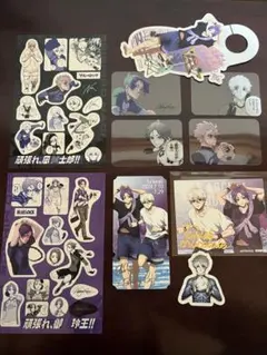 ブルーロック27巻 凪誠士郎 御影玲王 ステッカー クリアカード 文具カフェ