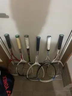 軟式テニスラケット 希少6本セット