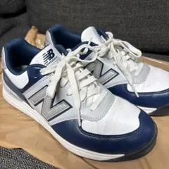 New Balance 574 ネイビー ホワイト スニーカーのサムネイル