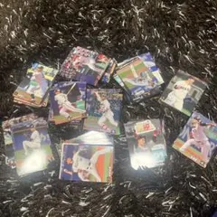 大量のプロ野球チップスカード 2022年