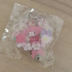 シークレットカスタムアクリルチャーム　フラワー　マイメロディ