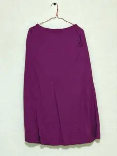 GU パープル フレアスカート