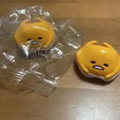 【未使用】カプセルトイ　ぐでたま　リング ２個セット