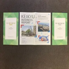 【最新】京浜急行電鉄株式会社　株主優待割引券（500株用・100株用　計2冊）のサムネイル