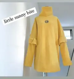 SALE 完売 LittleSunnyBite フリースワンピ　黄色のサムネイル