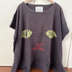 GO TO HOLLYWOOD 猫顔プリント Tシャツ Lサイズのサムネイル