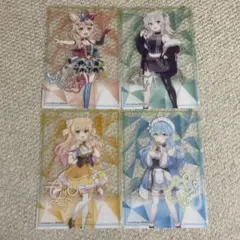 ホロライブ クリアポスター4種