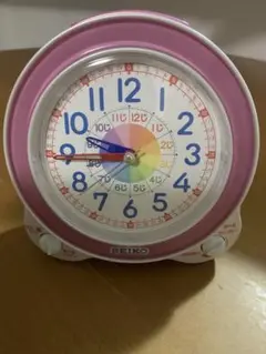 セイコータイムクリエーション KR887P 知育目覚まし 時計　ピンク