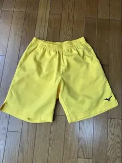 MIZUNO バドミントン パンツ イエロー　Sのサムネイル
