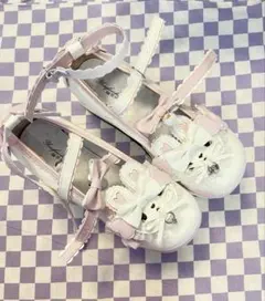 ロリータ靴　ロリータヒール　うさぎ　新品未使用　厚底パンプス　地雷系