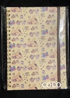 サンリオ ポムポムプリン 30周年記念 ピューロ限定グッズ リングノート 総柄