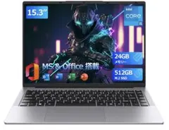 ノートパソコンCore i5-8210Y3.6GHz 24GBメモリ 512GB