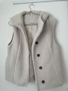 B:MING by BEAMS フリースベスト ベージュ