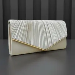 パーティーバッグフェミニン結婚式 披露宴クラッチバッグエレガント上品チェーン付き