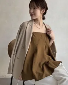 DOUDOU(ドゥドゥ)今期大人気 変形切替フレアキャミのサムネイル
