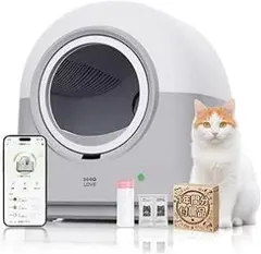 猫自動トイレ 全自動猫トイレ⭕️動物病院＆獣医師推奨⭕️AI搭載