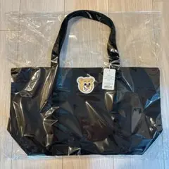 新品 ラブラリー ワッペントートバッグ ネイビー オールドテディ L