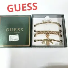 新品未使用 ゲスGUESS/ 箱付きブレスレット 　4本セットのサムネイル