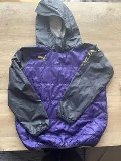 PUMA ピステウィンドブレーカー L 紫/グレー　140