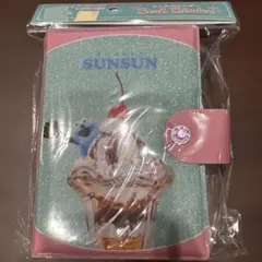 SUNSUN スンスンシール帳　パフェデザイン　　シール台紙10枚付☆