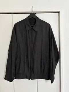 comoli 24aw ウールシルクスウィングトップ　サイズ1 チャコール