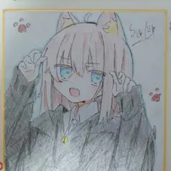 猫耳女の子 イラスト