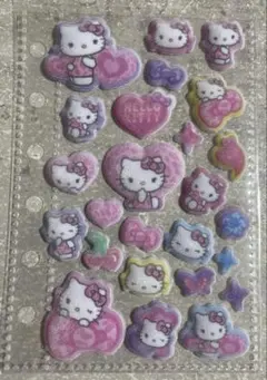 【正規品】コットンパフィーシール ハローキティ