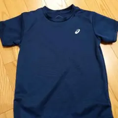 asics キッズ Tシャツ 150 ネイビー