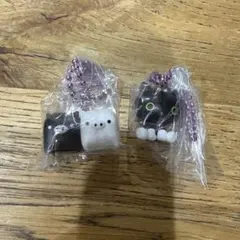 サンエックスユニバースマスコットチャー 厶グミ モノクロブー 靴下にゃんこセット