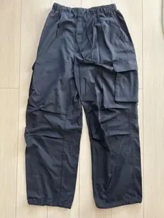 GU パラシュートカーゴパンツ　ブラック　S