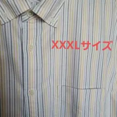 ★DoCLASSE ストライプ 長袖シャツ ピュアファイン(XXXL)★