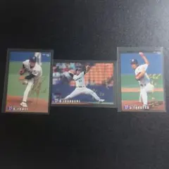 ヤクルトスワローズ　プロ野球チップスカード　石井一久・五十嵐亮太・高津臣吾