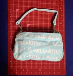 HELLO KITTY 水色 小型バッグ