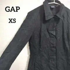 GAP ブラック 黒 ロングコート XS デニム