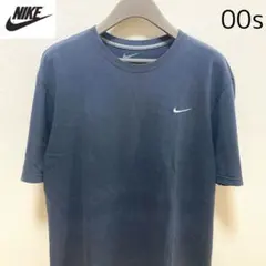 ナイキ　nike 00s Tシャツ チャコール　刺繍XL フェード　スウッシュ