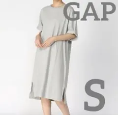 GAP ギャップ　オーバーサイズ　Tシャツ　ワンピ　グレー　S ギャップ