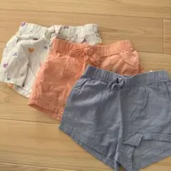 H&M ベビーショートパンツ3点セット