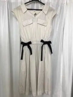 自宅洗い可能　ストライプ　ワンピース　JILL BY jillstuart