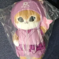 mofusand　忍者にゃんBIGぬいぐるみ　ピンク　モフサンド