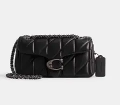 coach タビー20 キルティングショルダーバッグ cp149 ブラック金具