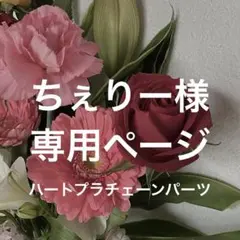 【ちぇりー様】専用ページ