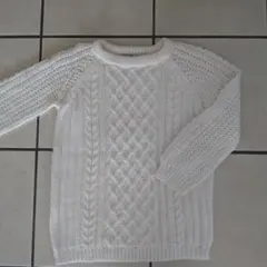 ZARA ニットセーター　ケーブル編み