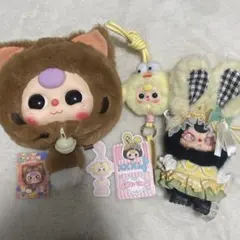 ベビースリー まねきねこポーチ ロリータ100% スマホキーホルダー