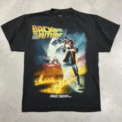 BACK TO THE FUTURE 映画 ムービー Tシャツ L 黒USA製