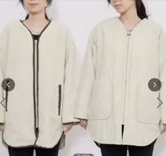 ADAM ET ROPE ボアジャケット×キルティングジャケット