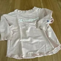 Champion 長袖カットソー 130 ピンク