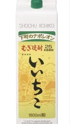 いいちこパック　25度　1800m 2ケース(12本)のサムネイル